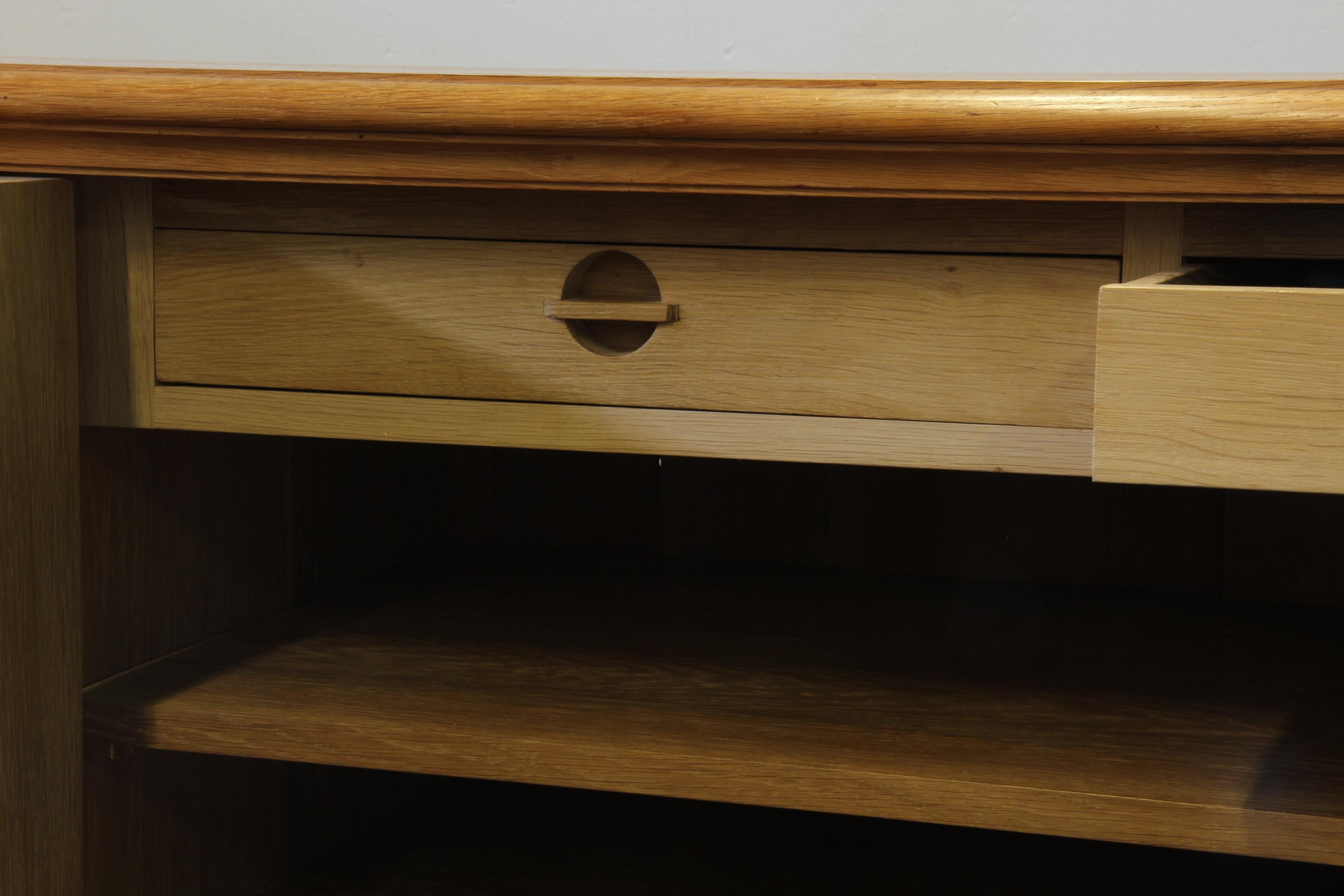 1960er Jahre Vintage Sideboard / Crezenda Schrank in Eiche, Dänisch im Angebot 13