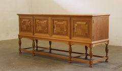 Aparador Bajo Vintage de los años 60 / Armario Crezenda en Roble, Danés