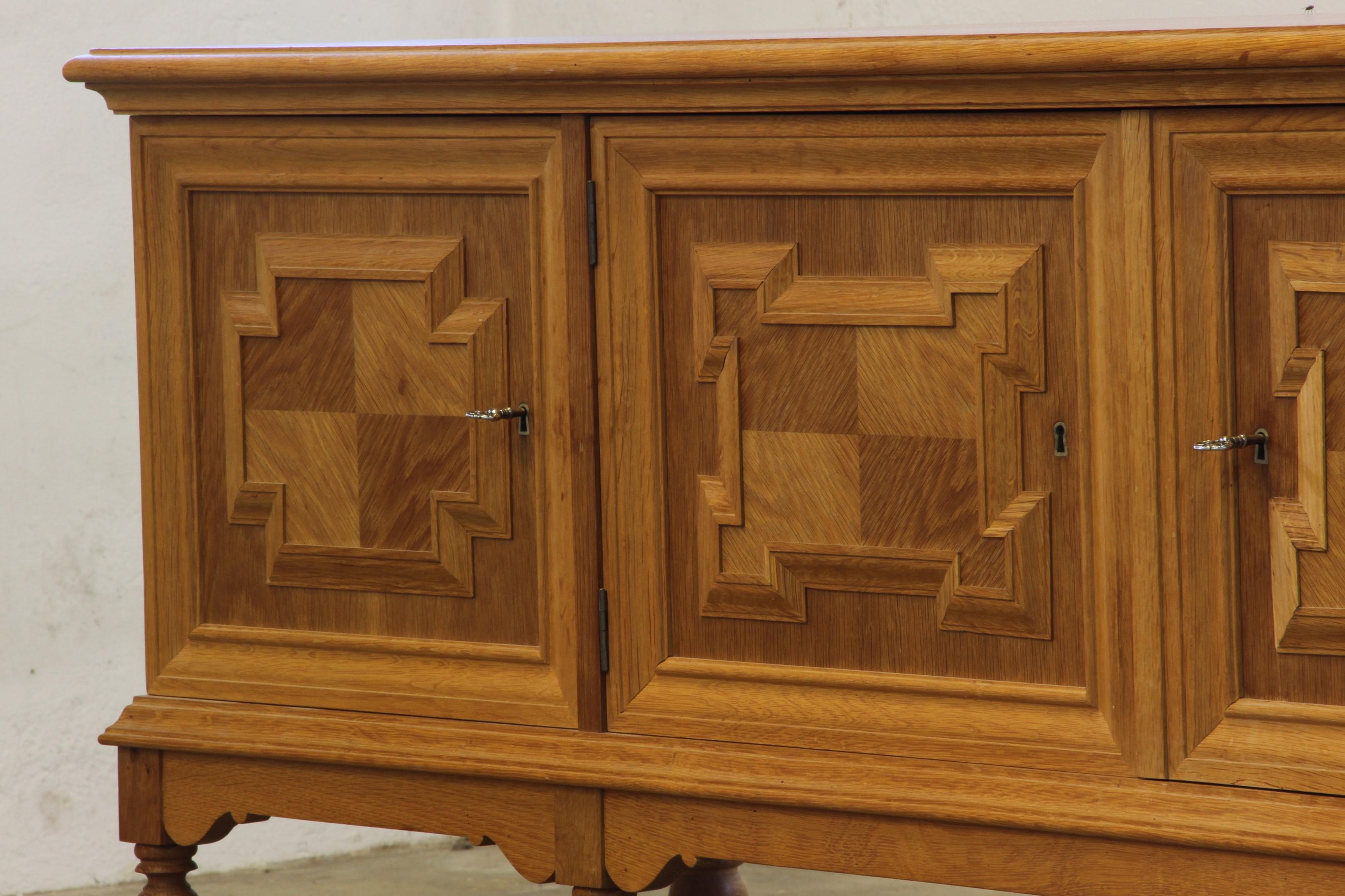 1960er Jahre Vintage Sideboard / Crezenda Schrank in Eiche, Dänisch im Zustand „Gut“ im Angebot in Store Heddinge, DK