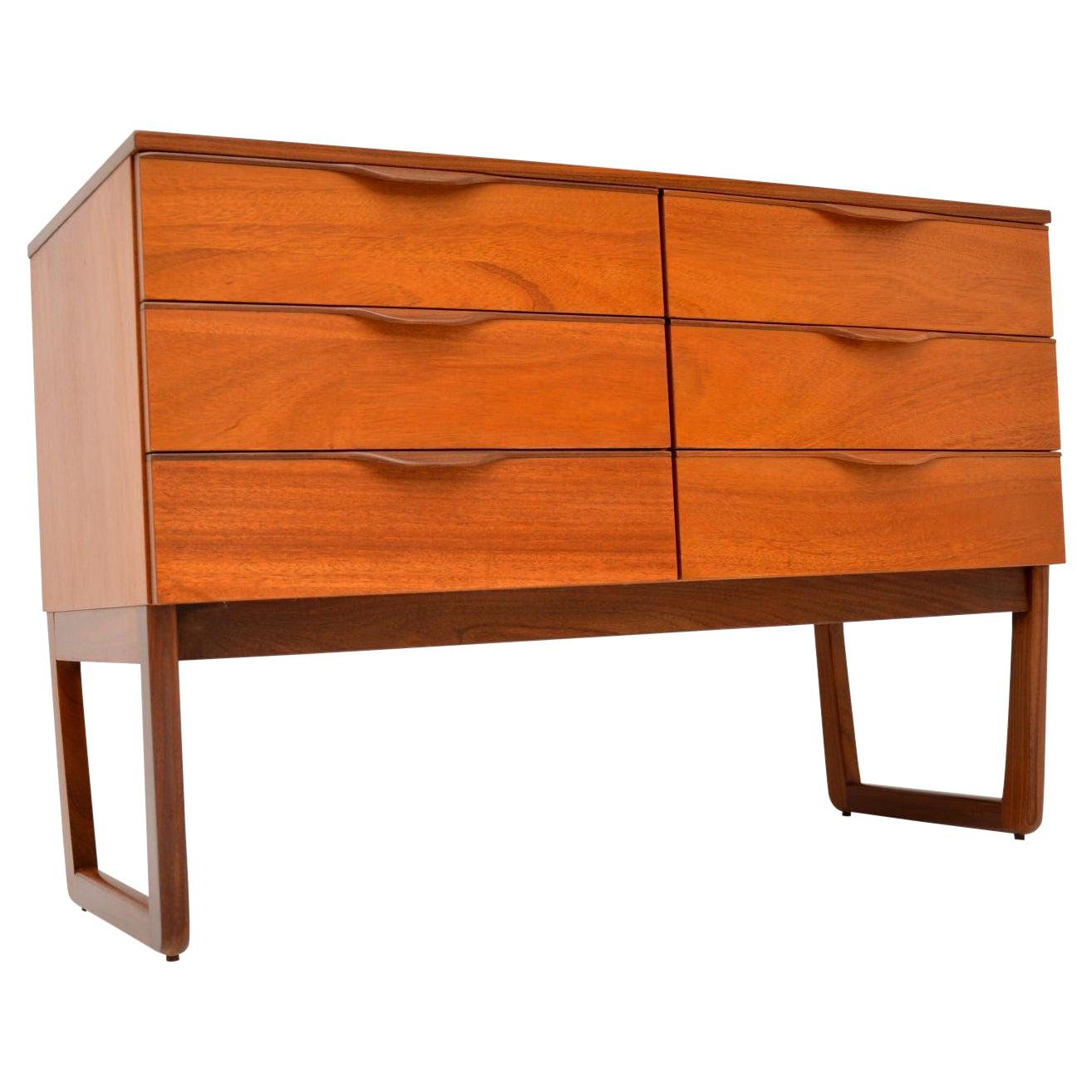 1960s Vintage Mahogany Sideboard or Chest of Drawers
