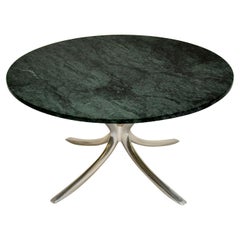 1960
s Vintage Marble 
Steel Coffee Table