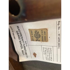 1960s Vintage Mastercraft Brass Ottomans - A Pair