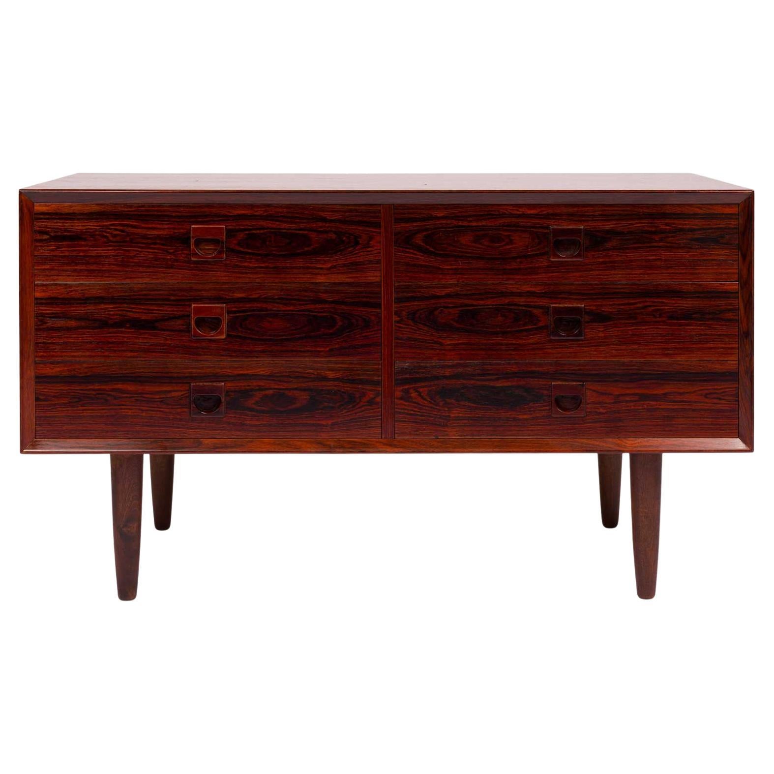 1960er Jahre Vintage Mid-Century Brouer Sechs-Schubladen-Credenza aus Palisanderholz