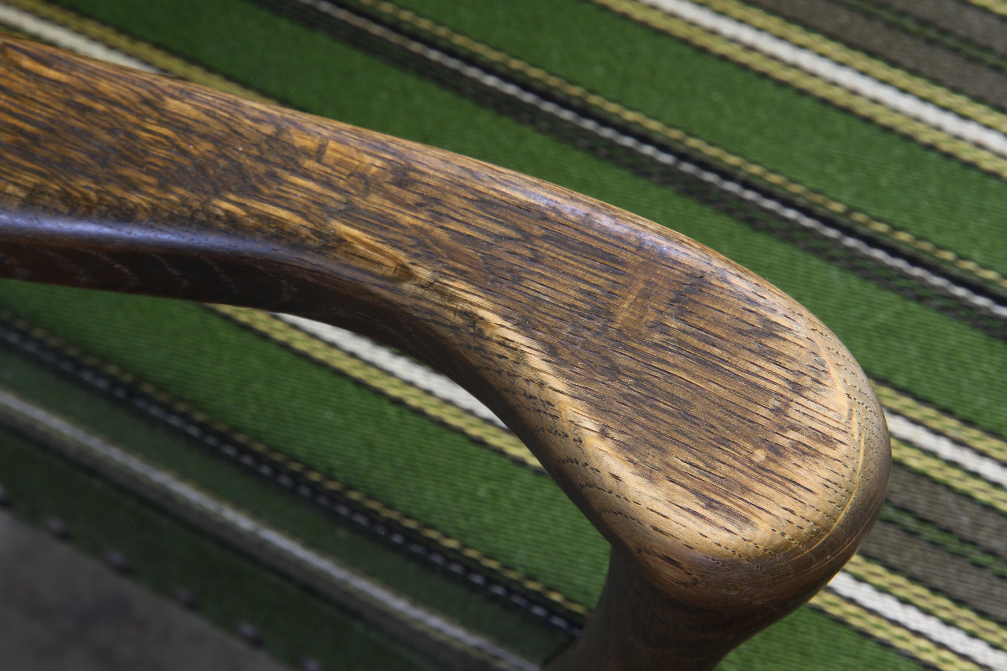 Silla de salón Vintage de mediados de siglo de los 60, estilo Roble teñido oscuro de Viggo Boesen en venta 12