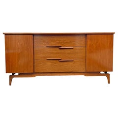 1960s Vintage Mid Century Modern Credenza Cabinet Danish Style