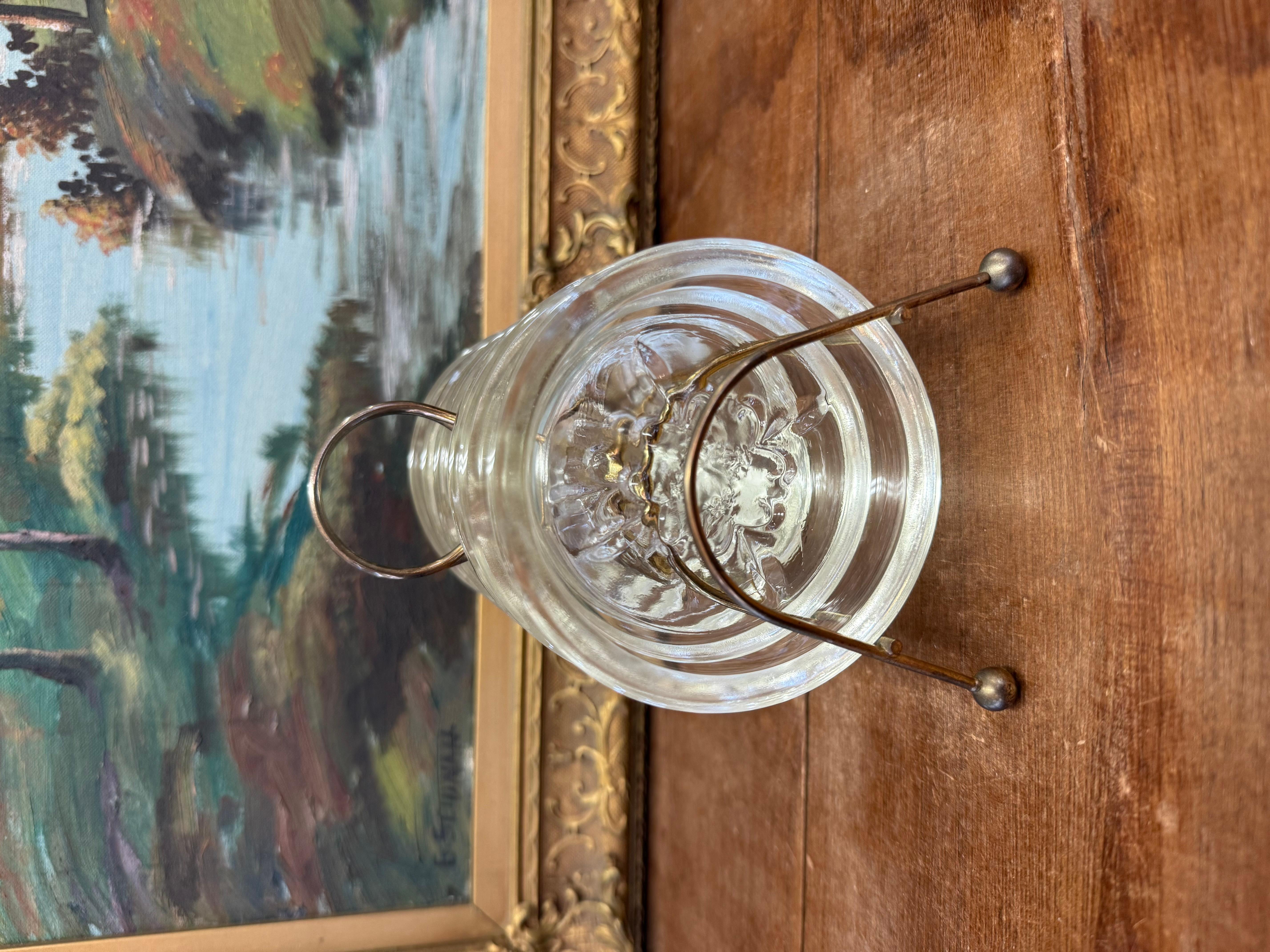 1960er Jahre Vintage Mid-Century Modern Stil 6 Glasmantel Hollywood Regency Caddy (Moderne der Mitte des Jahrhunderts) im Angebot