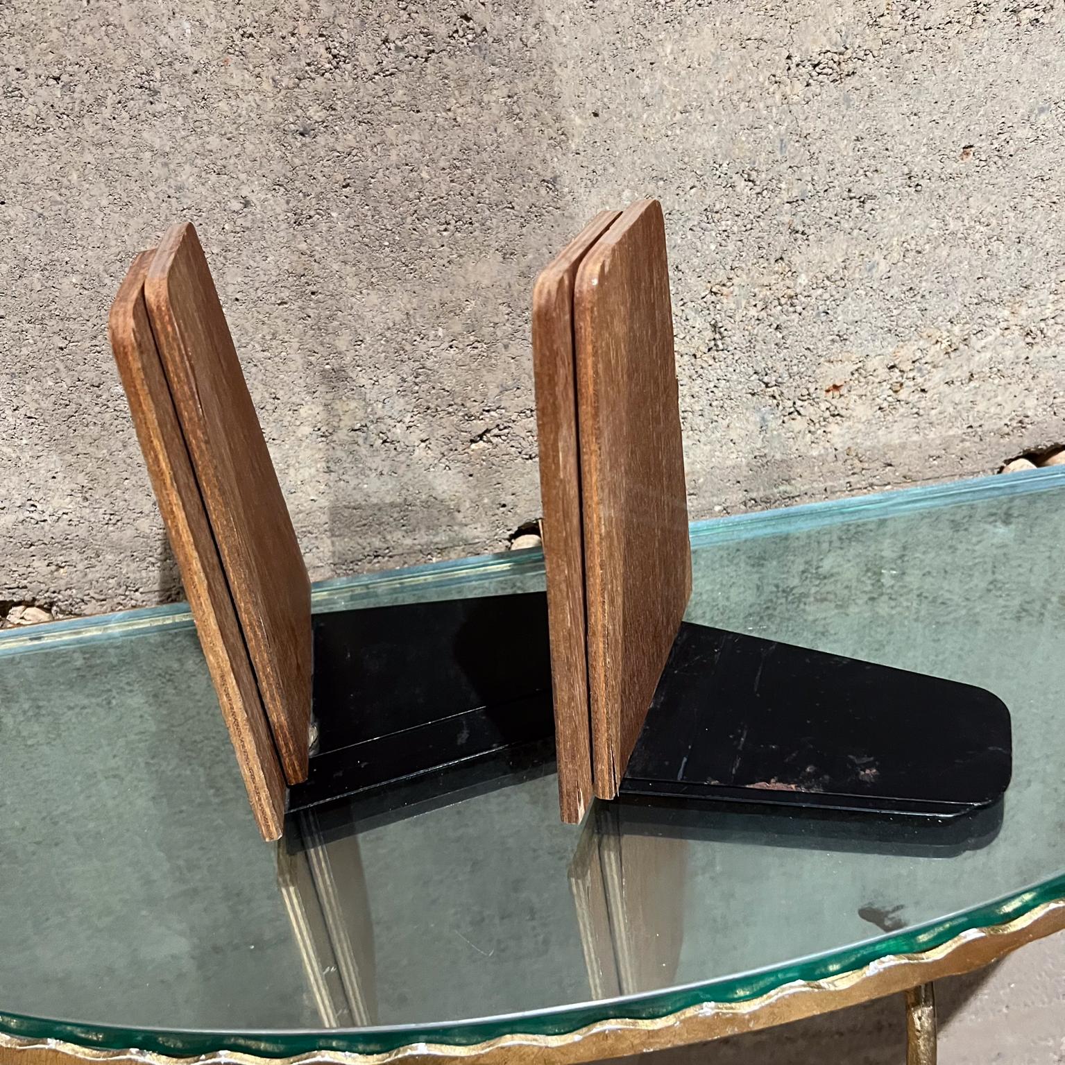 1960s Vintage Midcentury Double Panel Teak Bookends
7 h x 5.25 d x 5 w
Unrestored preowned original vintage condition
Wear and tear are present
Refer to all images for condition