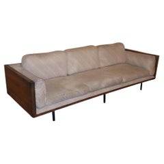 Milo Baughman Thayer Coggin: Vintage-Sofa mit Rosenholzrahmen #2165, 1960er Jahre