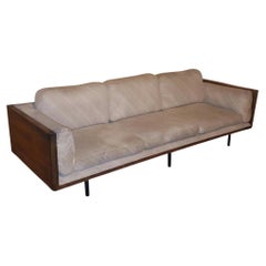 1960s Retro Milo Baughman Thayer Coggin Rosewood Frame Sofa #2165