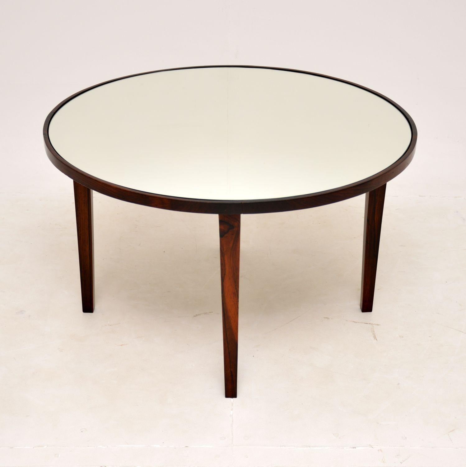 Mid-Century Modern 1960's Vintage Mirrored Coffee Table For Sale