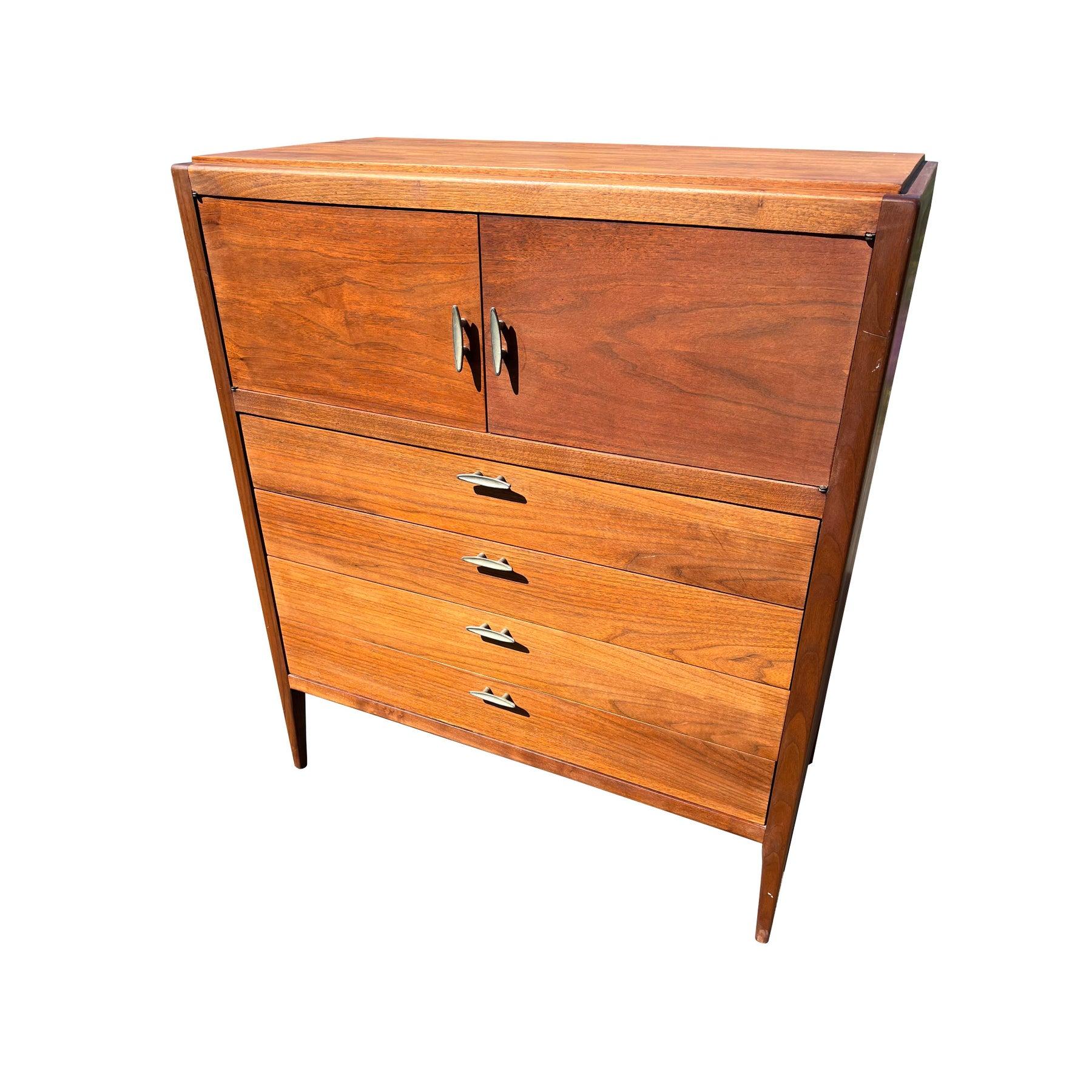 1960 Vintage Moderno Paul McCobb Stile Comò alto Highboy in vendita 4