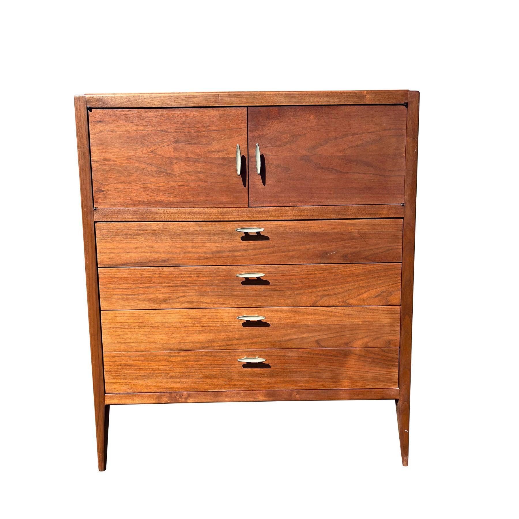 1960 Vintage Moderno Paul McCobb Stile Comò alto Highboy in vendita 5