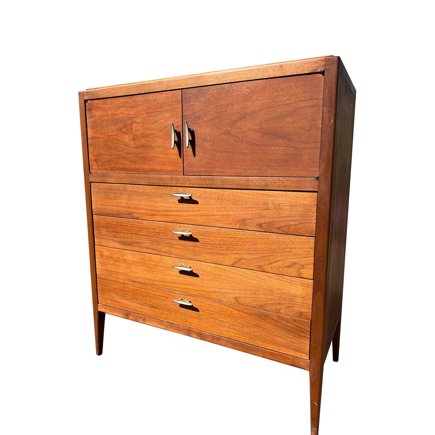1960 Vintage Moderno Paul McCobb Stile Comò alto Highboy in vendita 6