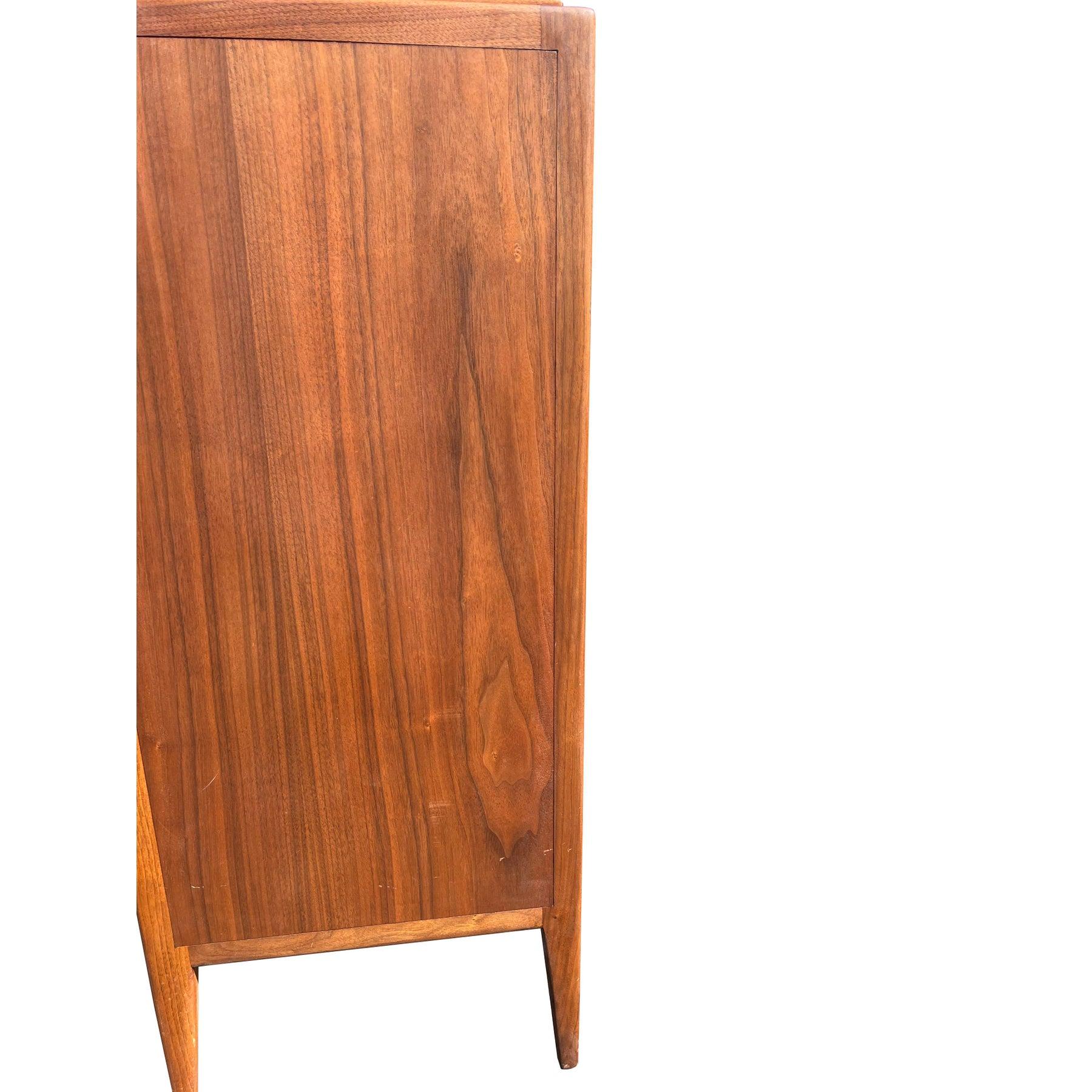 Legno 1960 Vintage Moderno Paul McCobb Stile Comò alto Highboy in vendita