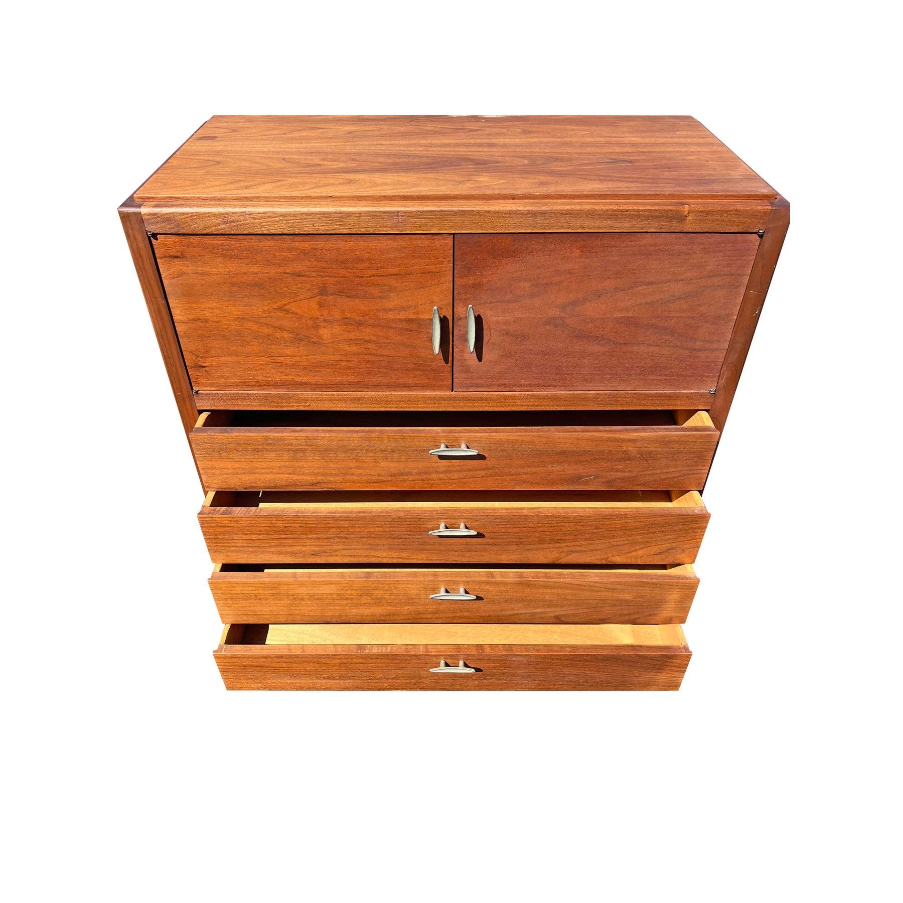 1960 Vintage Moderno Paul McCobb Stile Comò alto Highboy in vendita 3