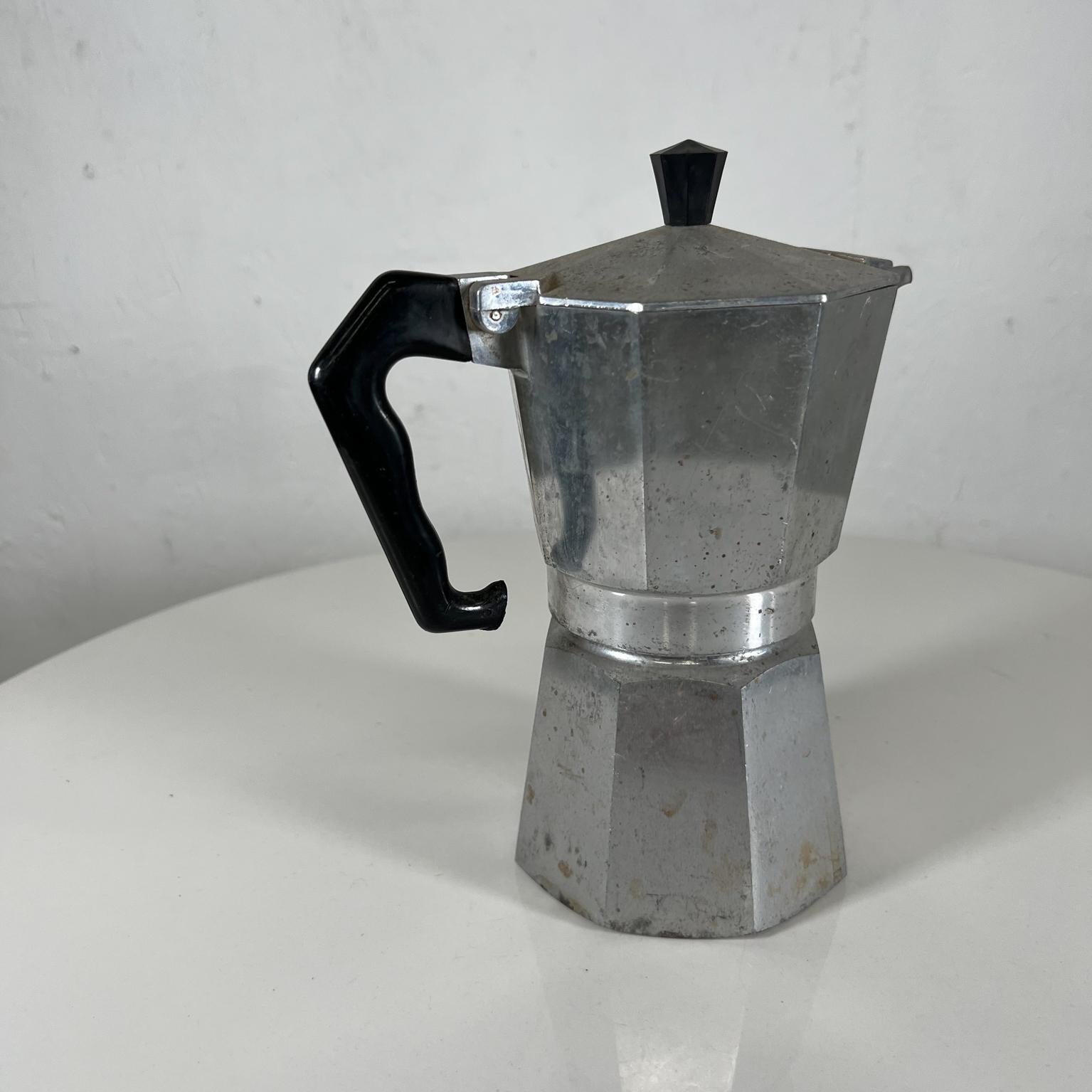 Cafetière Espresso Moka Vintage des années 1960 par Morenita d'Italie Bon état à Chula Vista, CA
