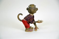 1960s Vintage Mugger the Monkey Rubber Toy Made in Italy by Pirelly for Rempel