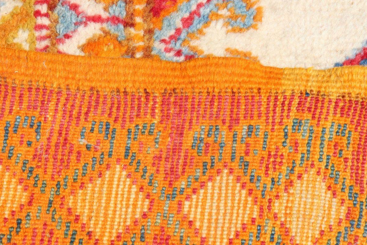 1960s Vintage Orange Moroccan Berber Rug For Sale 3