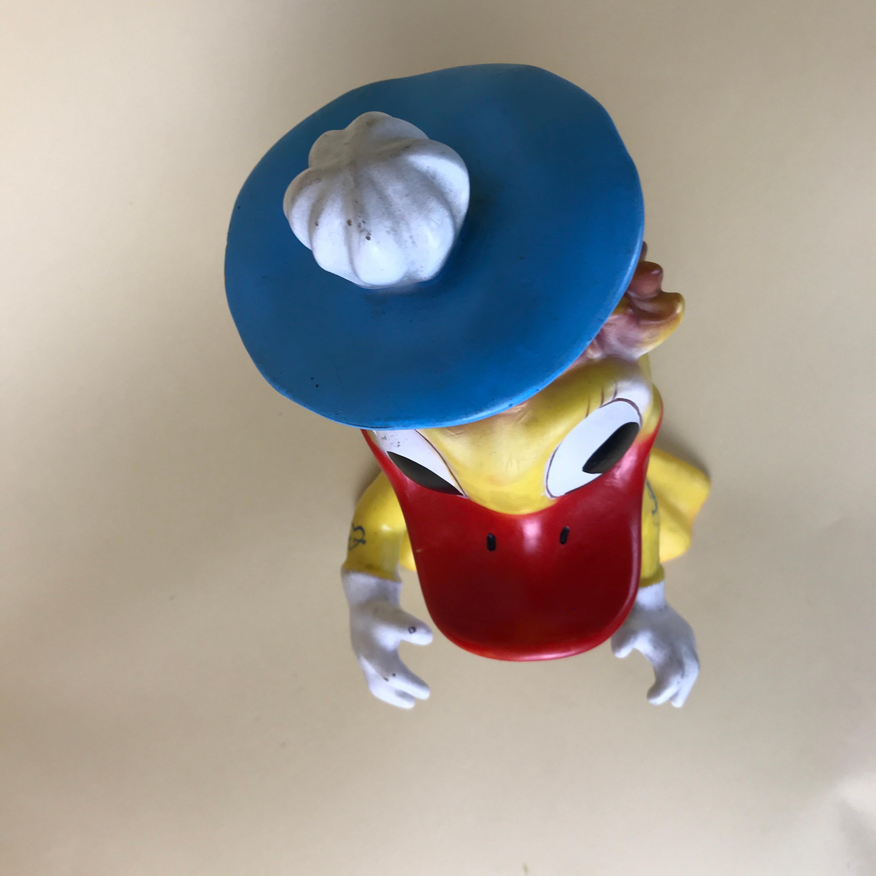 1960s Vintage Original Disney Donald Duck Sailor Rubber Squeak Toy by Arădeanca For Sale 8