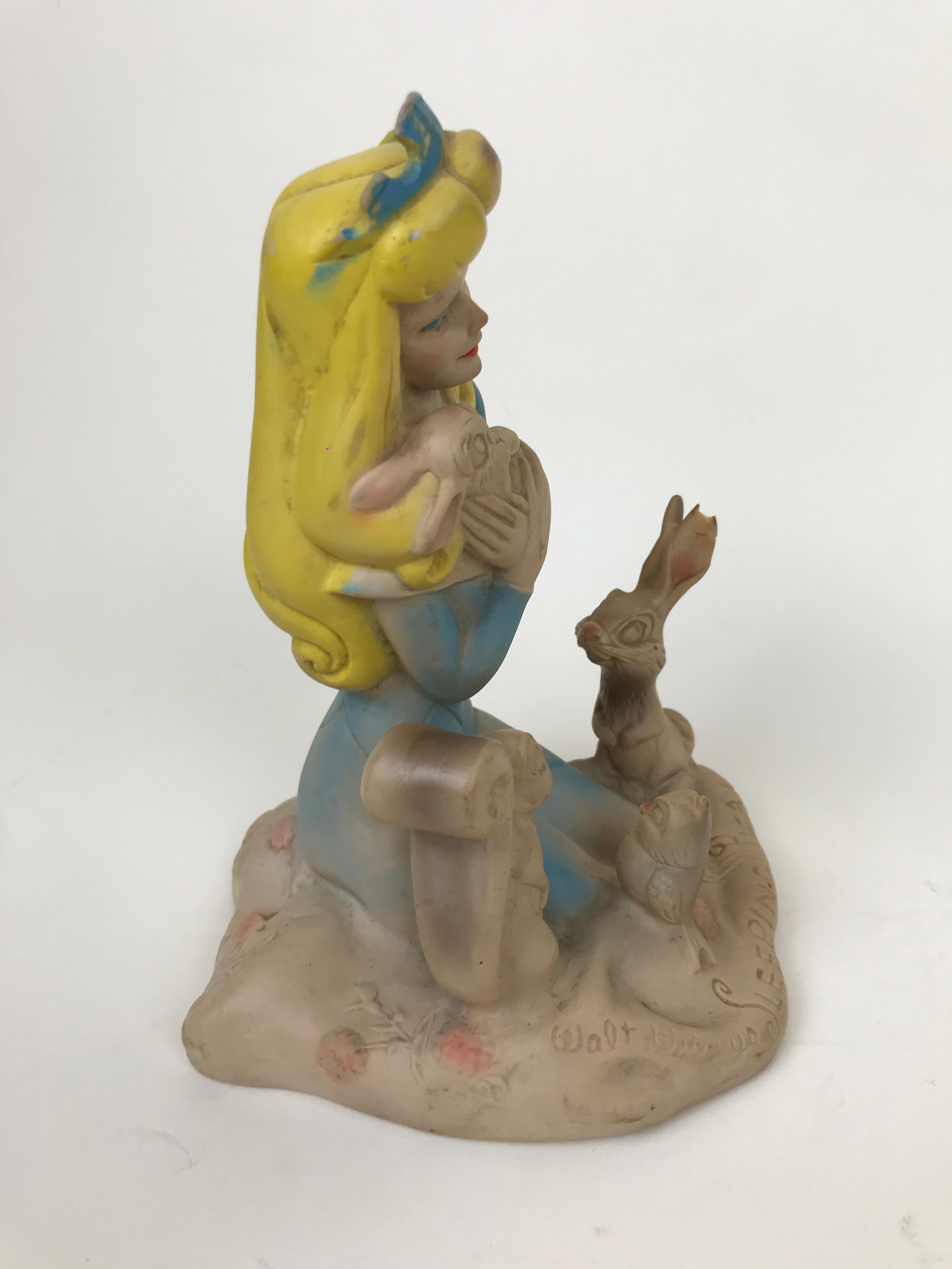 Mid-Century Modern 1960s Vintage Original Disney Sleeping Beauty Rubber Squeak Toy Made in England For Sale