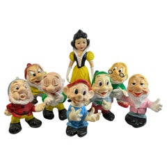 Jouet Disney Snow White & Seven Dwarf des années 1960