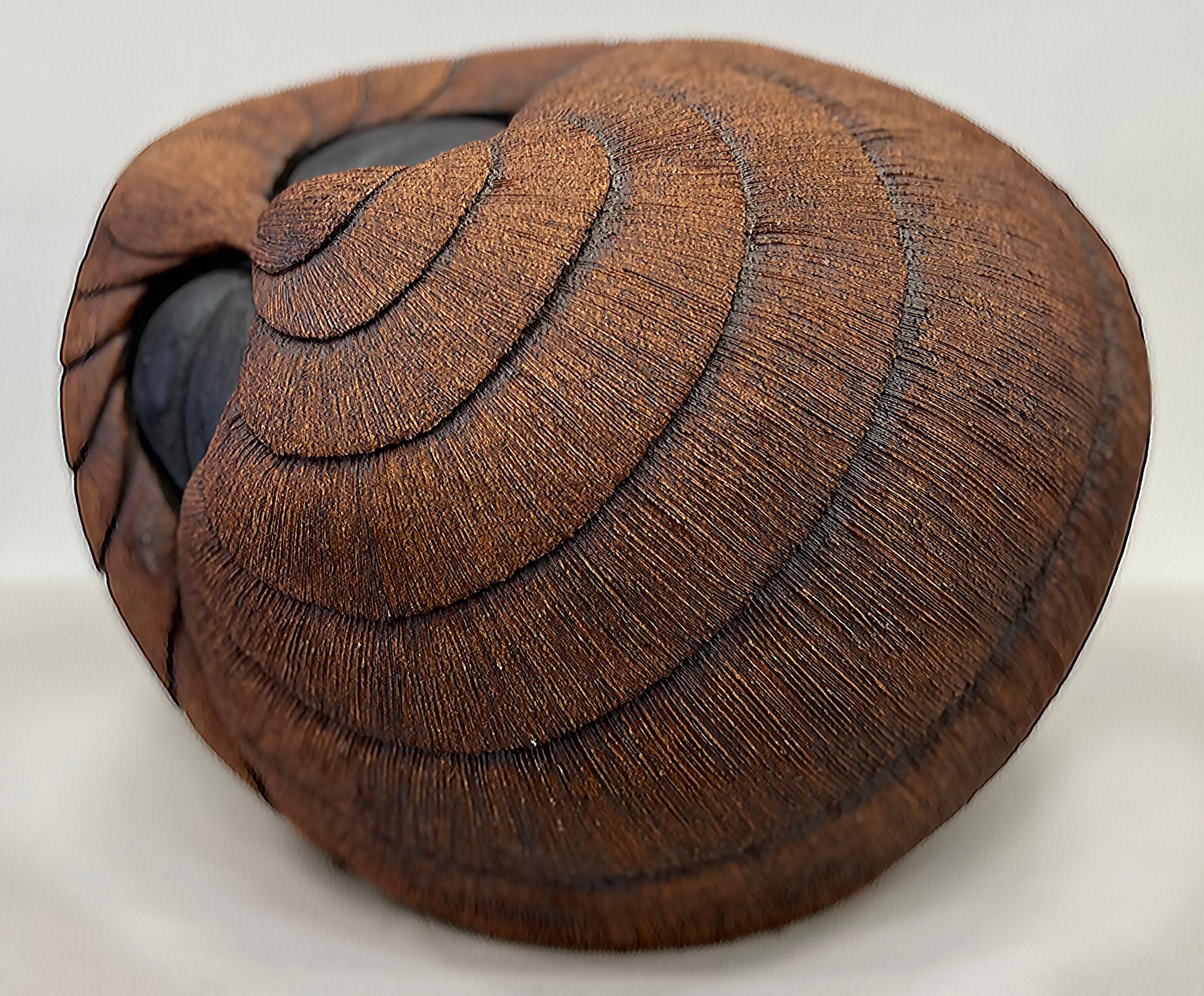 20th Century 1960s Vintage Overscale Organic Studio Pottery Sculpture with Great Textures For Sale