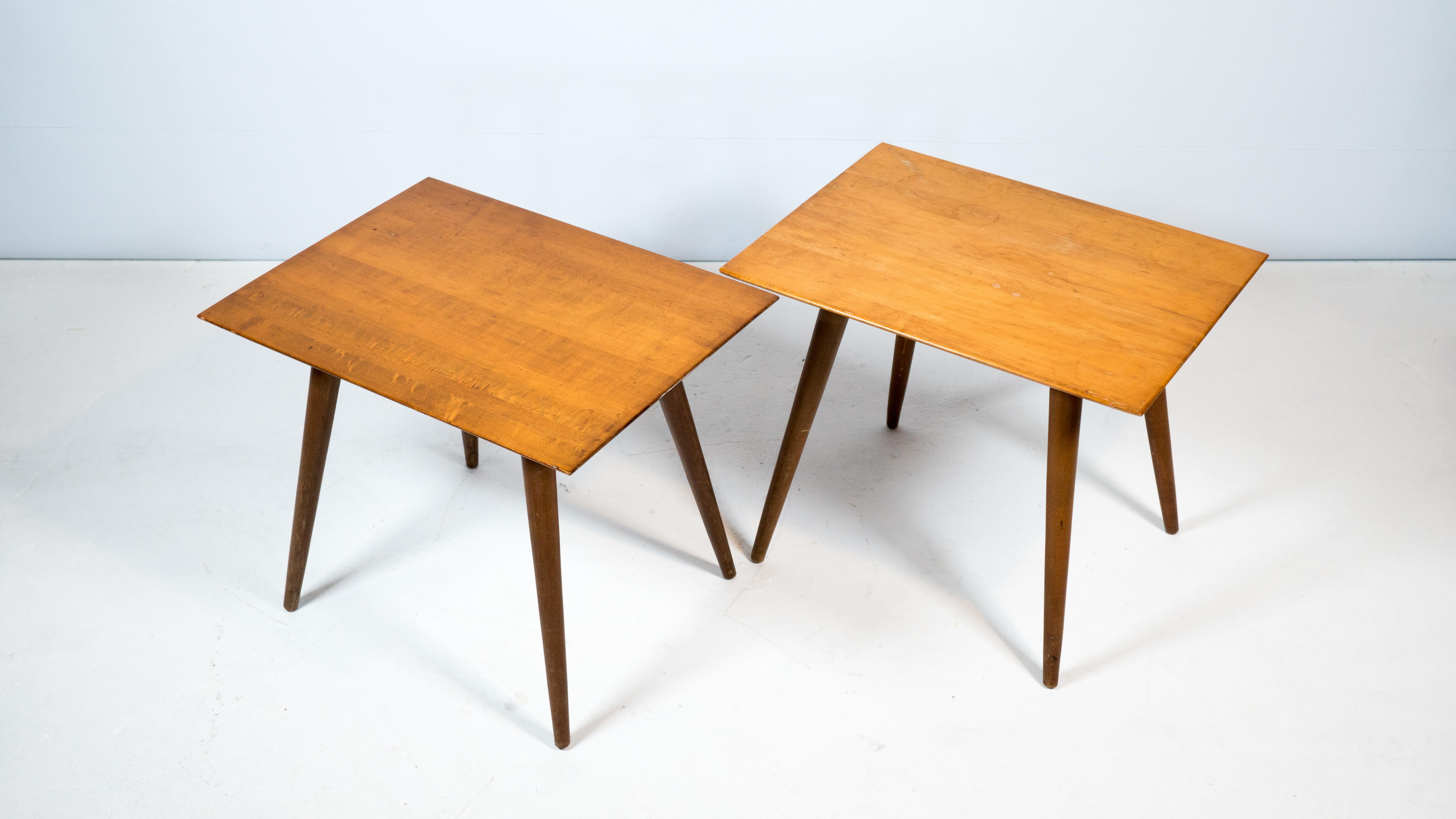 American 1960s Vintage Paul McCobb Planner Group Side Tables - a Pair For Sale