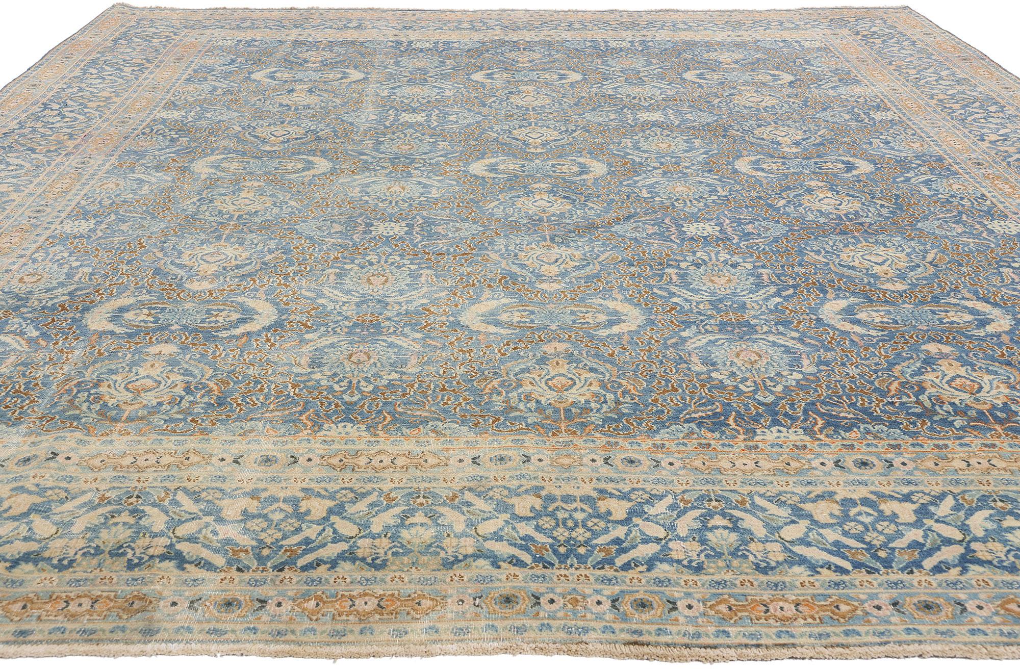 1960's Vintage Persian Mood Carpet mit Modernity Stil (Handgeknüpft) im Angebot
