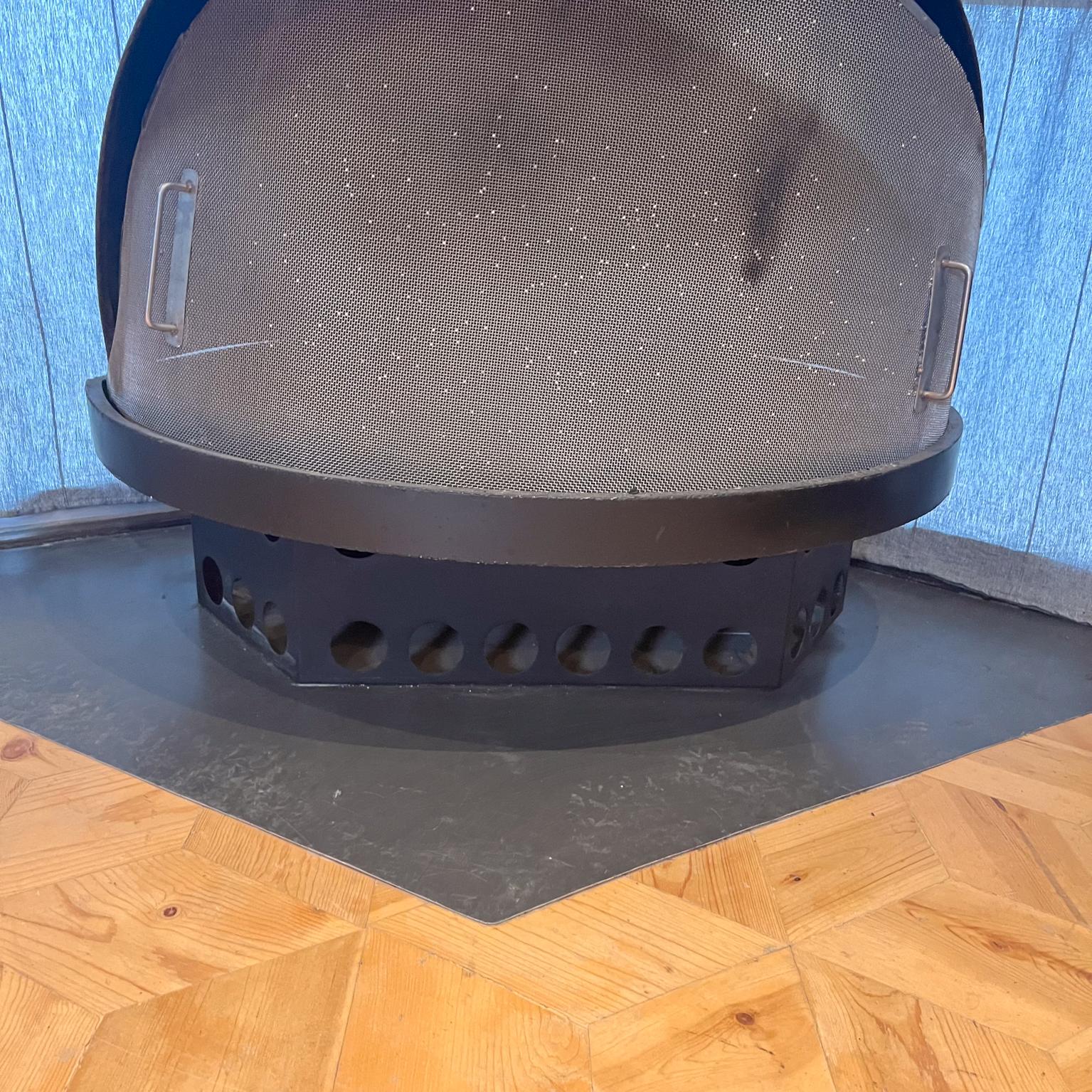 Chimenea cónica esmaltada roja vintage de los años 60, independiente en venta 2