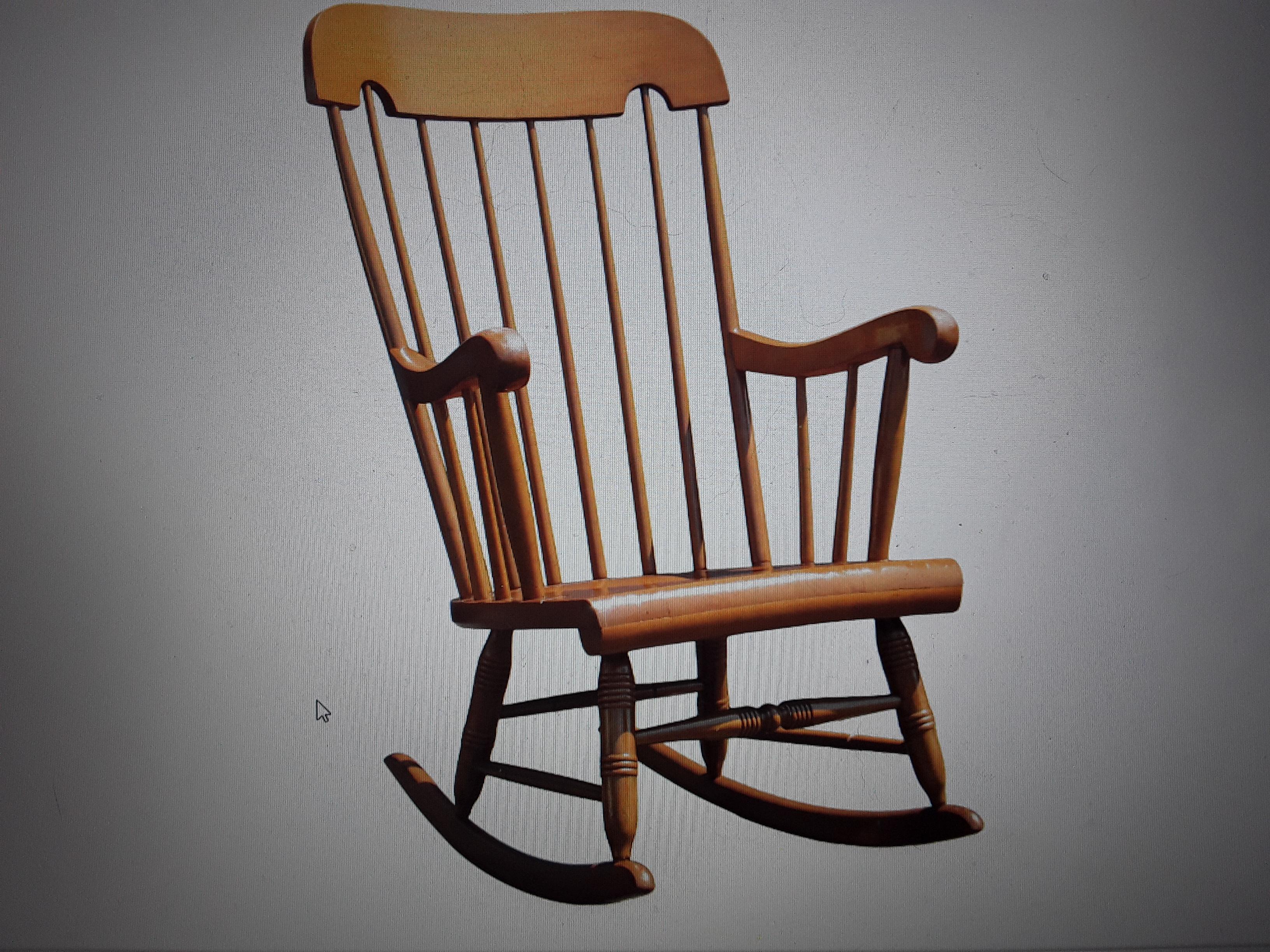 1960's Vintage Rocking Chair For Sale 1
