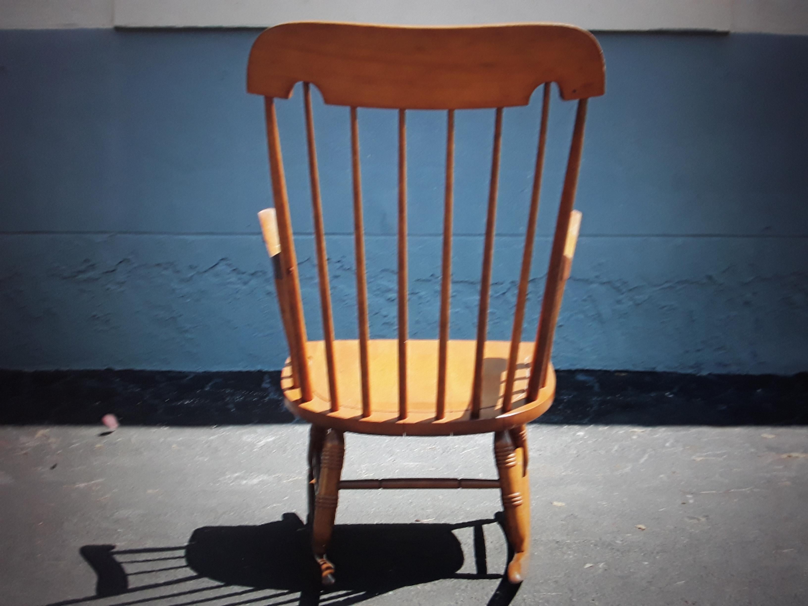 American 1960's Vintage Rocking Chair For Sale