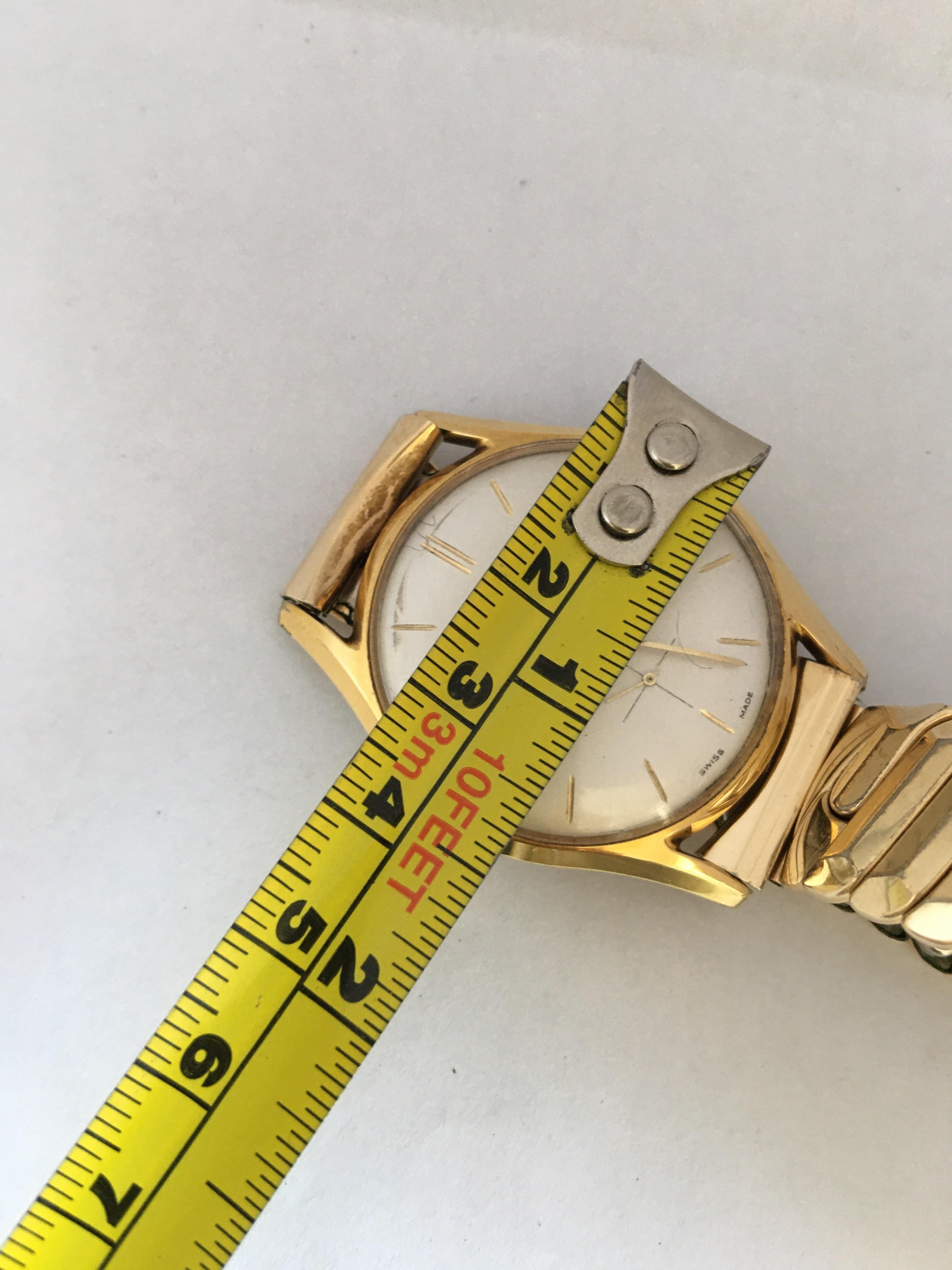 1960s Vintage Rolled Gold Bentima Star Swiss Mechanical Watch For Sale 5