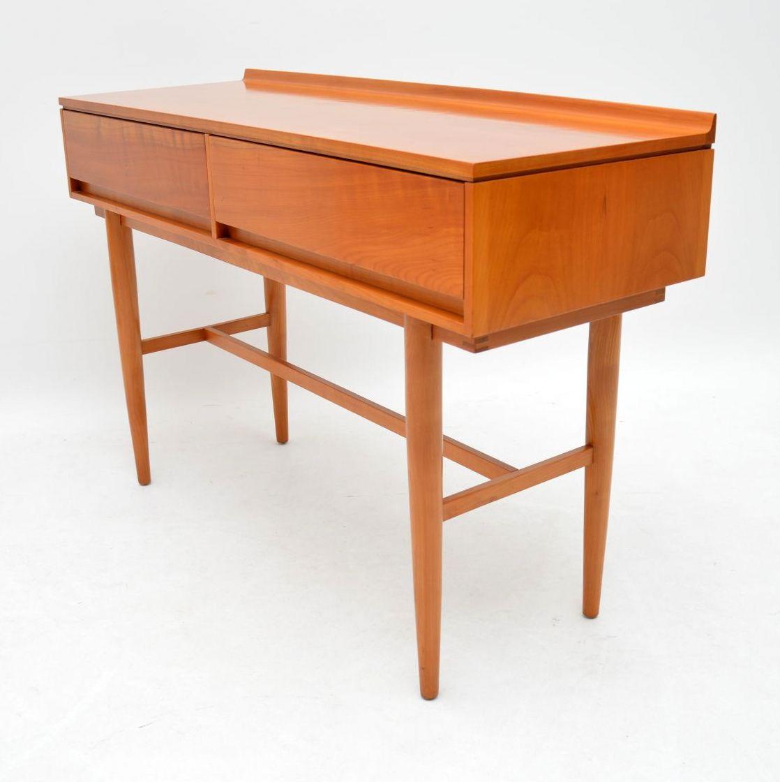 English 1960's Vintage Satin Wood Side Table by Beresford & Hicks For Sale