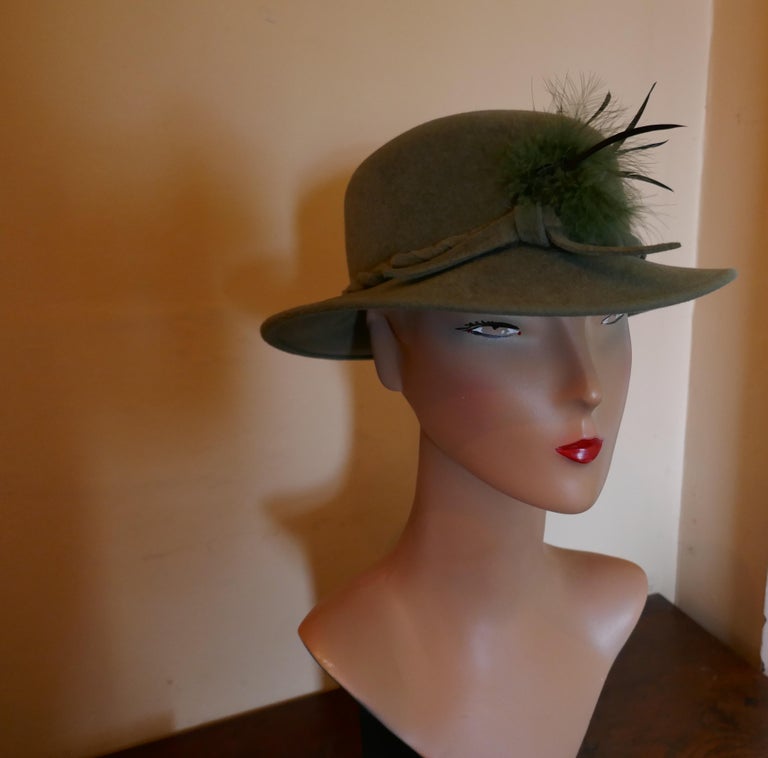 Women's 1960s Vintage Shooting Party Country Living Hat Designed by Connor For Sale