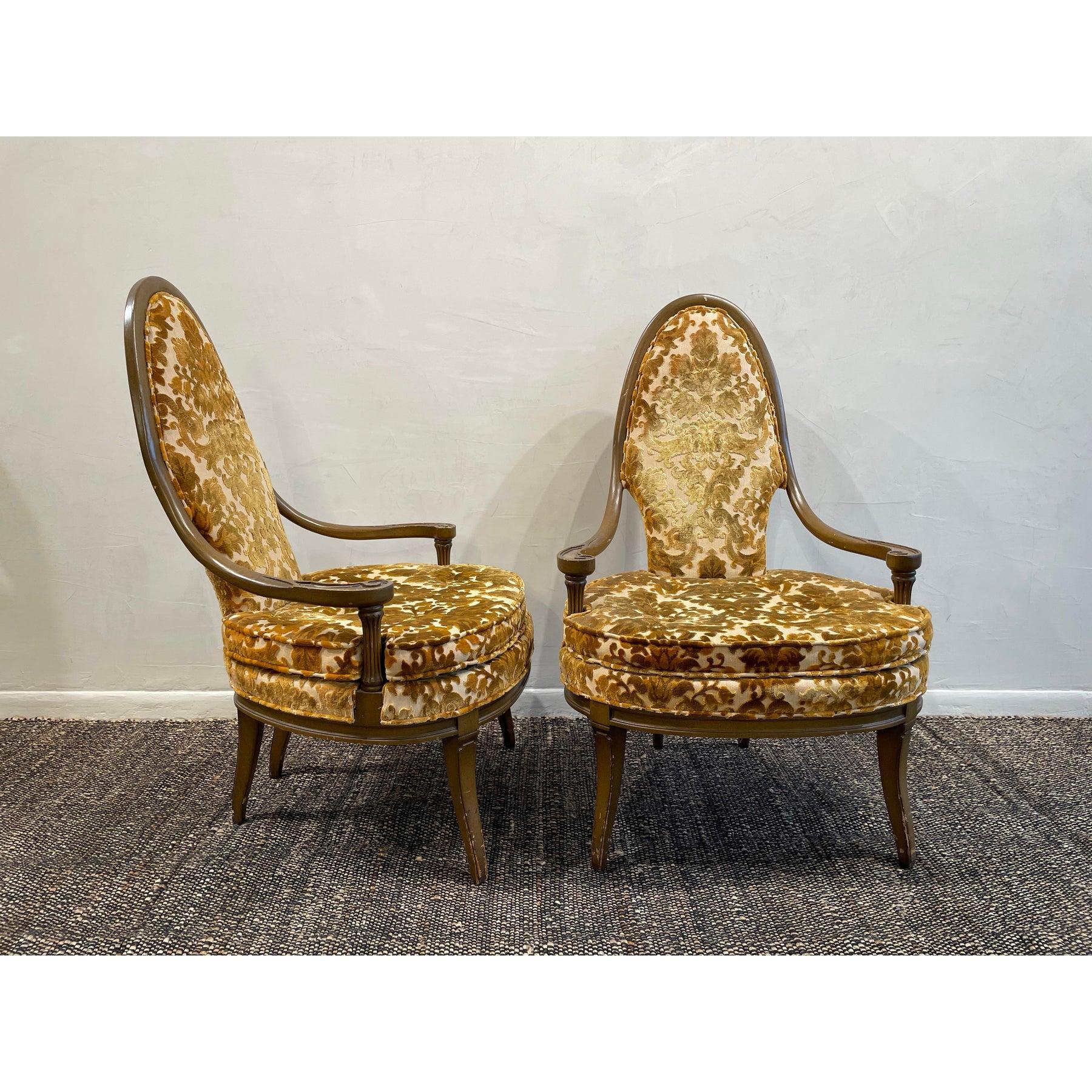 1960er Vintage Beistellstühle - ein Paar (amerikanisch) im Angebot