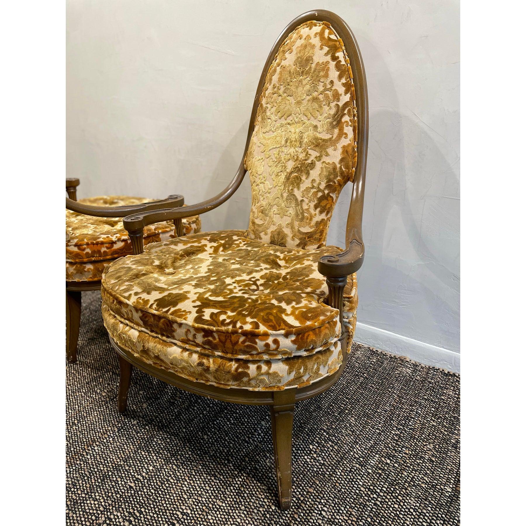 1960er Vintage Beistellstühle - ein Paar im Angebot 1