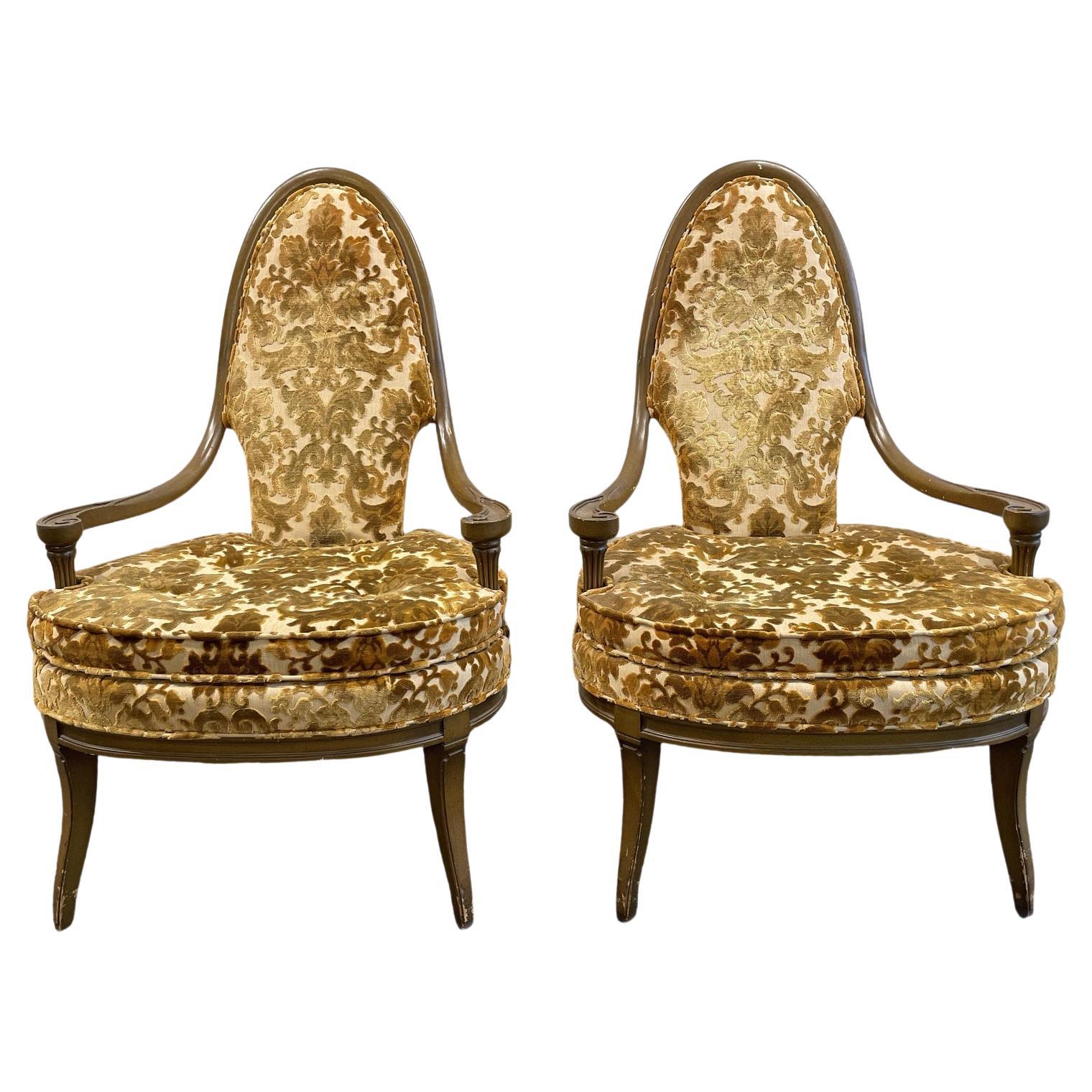 1960s Vintage Side Chairs - A Pair