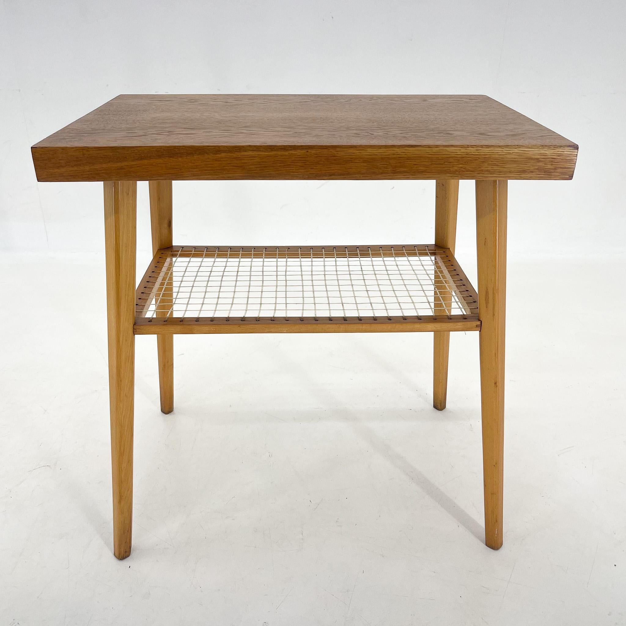 Mid-Century Modern 1960's Vintage Side Table from Czechoslovakia For Sale