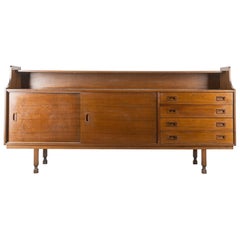 1960s Vintage Sideboard Sideboard in Wood Italian Design