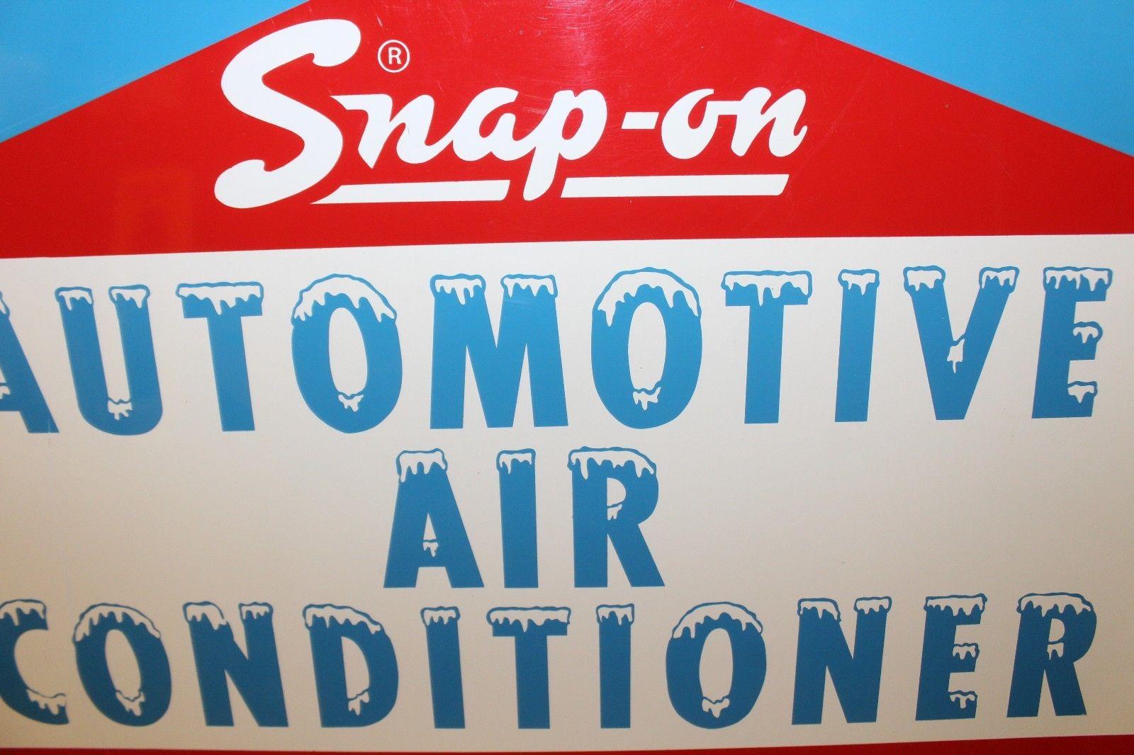 1960s Vintage Snap-On Double Sided Tin Sign For Sale 3