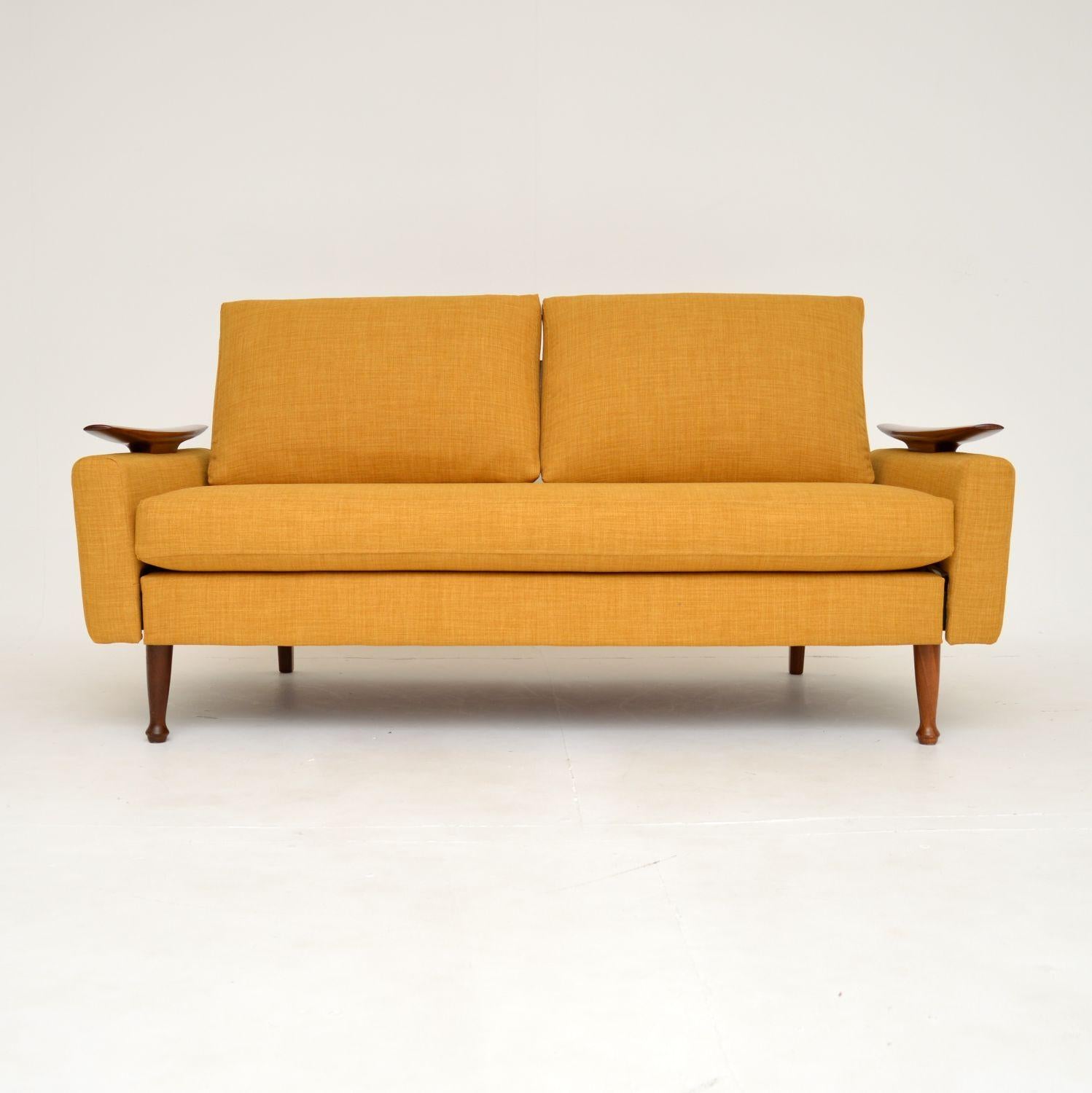 Mid-Century Modern 1960's Vintage Sofa Bed by Greaves & Thomas
