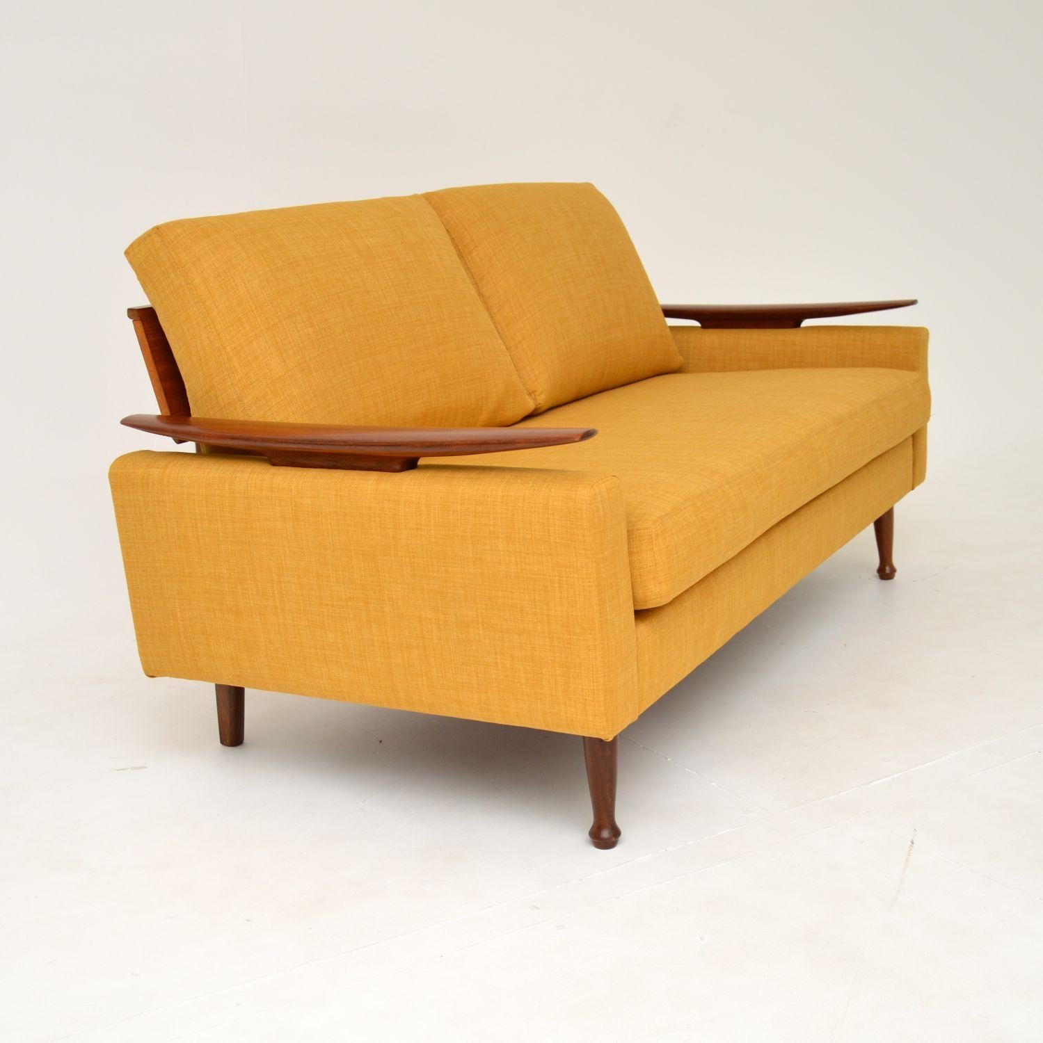 Wood 1960's Vintage Sofa Bed by Greaves & Thomas