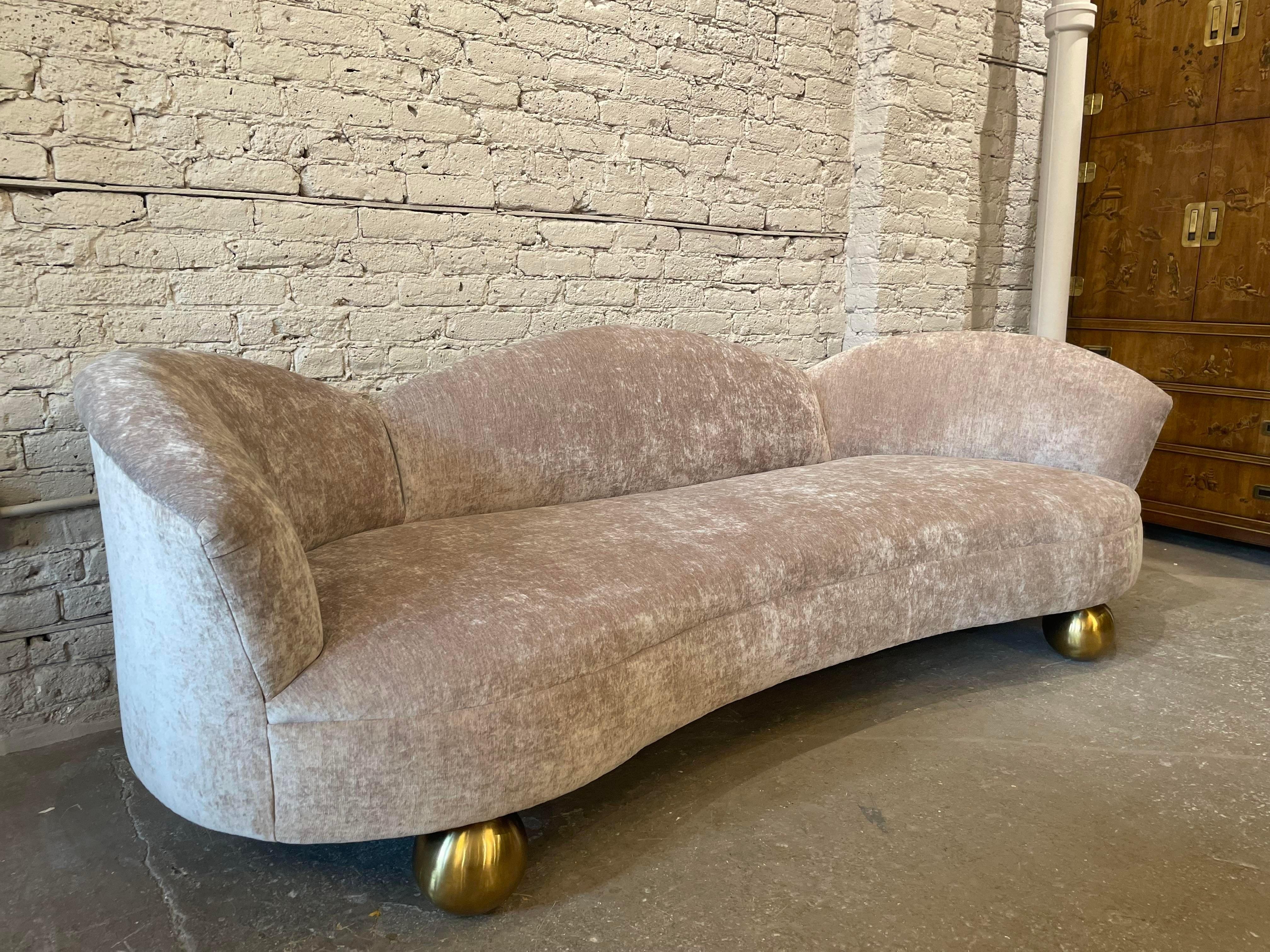 American 1960s Vintage Sofa - Reupholstered For Sale
