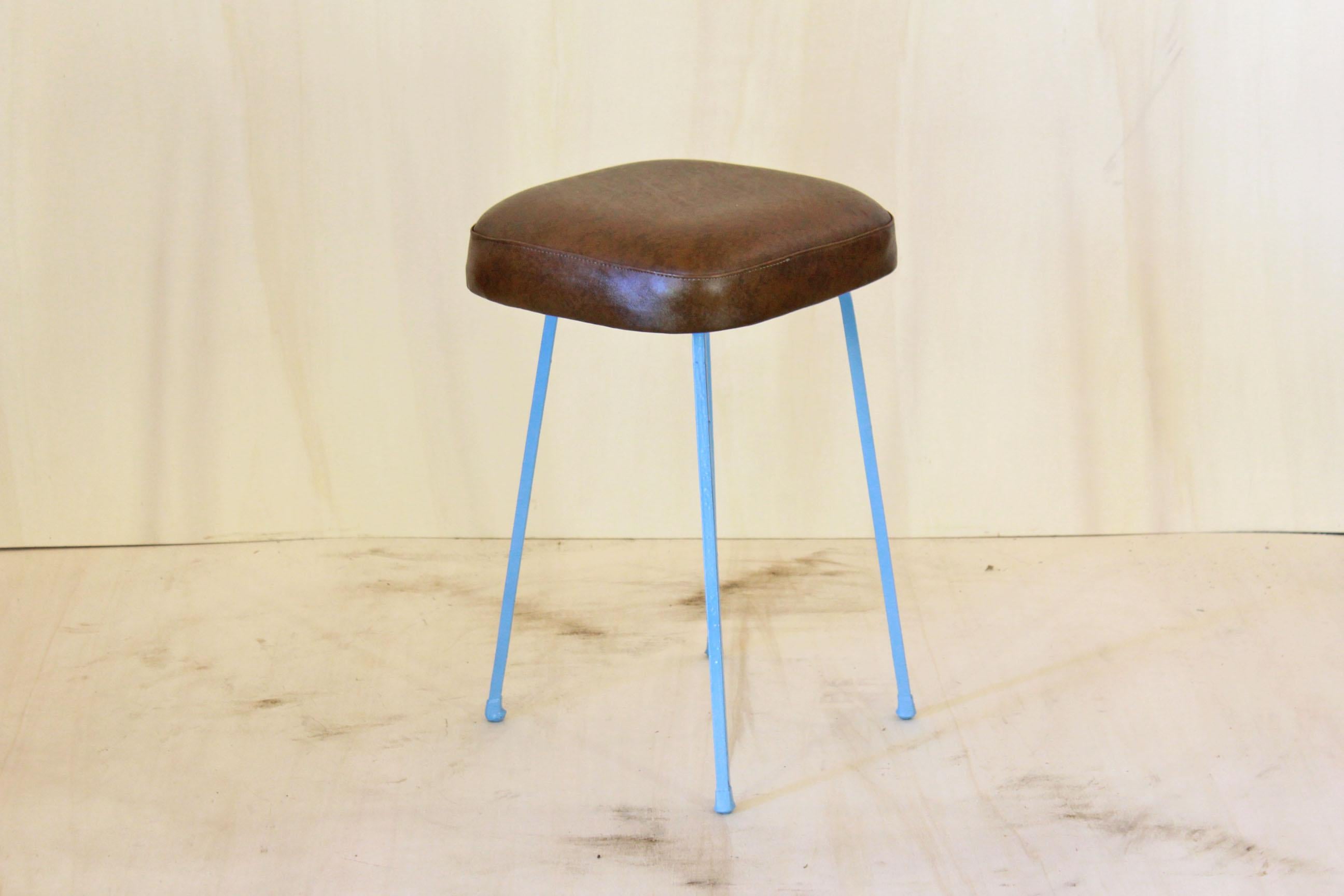 Mid-Century Modern Vintage Stools, Set of Two, Italy 1960s For Sale