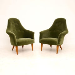 Sillones suecos vintage de los años 60 por Kerstin Horlin Holmquist