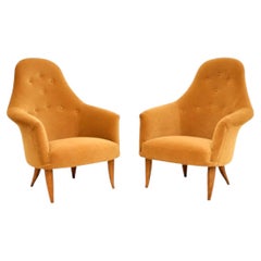 Sillones suecos vintage de los años 60 por Kerstin Horlin Holmquist
