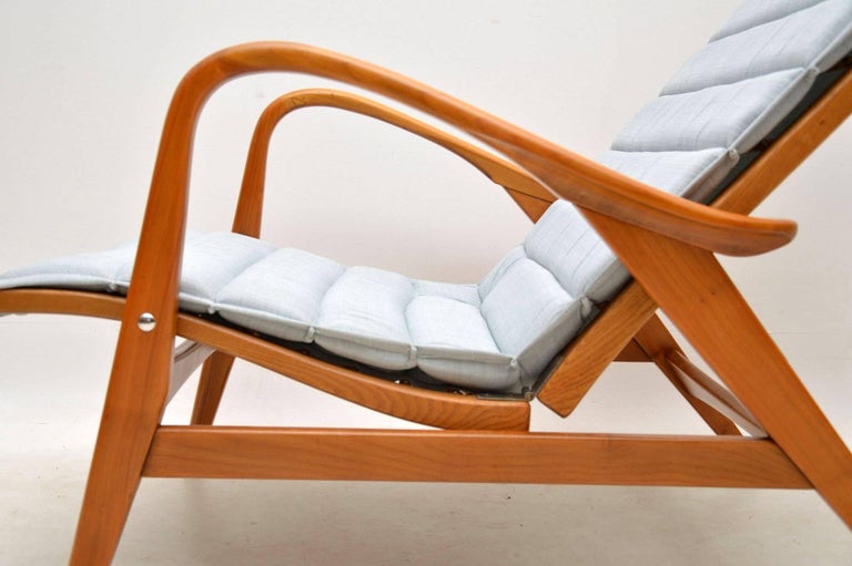 1960s Vintage Swedish Reclining Armchair at 1stDibs