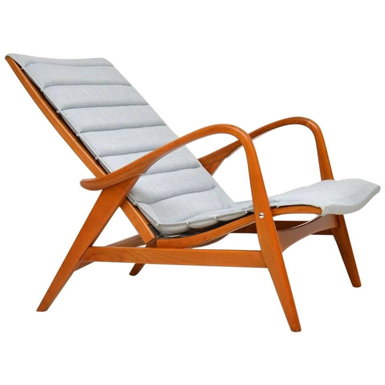 1960s Vintage Swedish Reclining Armchair at 1stDibs