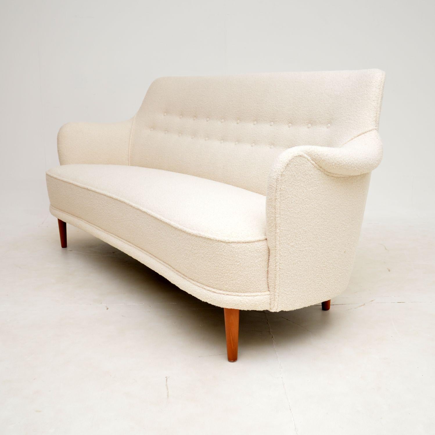 1960s Vintage Swedish 'Samsas' Sofa by Carl Malmsten In Good Condition In London, GB
