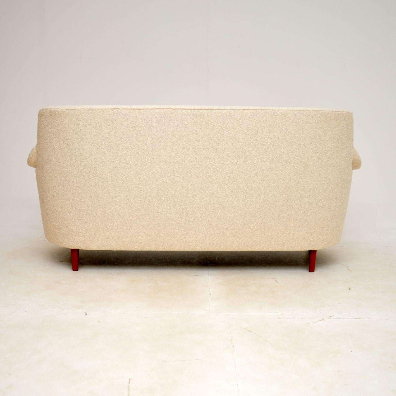 Bouclé 1960s Vintage Swedish 'Samsas' Sofa by Carl Malmsten